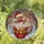 Gingerbread Man Santa Hat Mug Candy Cane Winter Holiday Scene - Christmas Home Decor Stained Glass Suncatcher - 1
