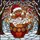 Gingerbread Man Santa Hat Mug Candy Cane Winter Holiday Scene - Christmas Home Decor Stained Glass Suncatcher - 5