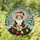 Calico Cat Santa Hat Christmas Pine Tree Ornaments - Holiday Home Decor Cat Lover Gift Stained Glass Suncatcher - 1