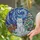 Fluffy White Cat Christmas Ornaments Tree - Christmas Gift for Cat Lover Stained Glass Suncatcher - 2