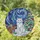 Fluffy White Cat Christmas Ornaments Tree - Christmas Gift for Cat Lover Stained Glass Suncatcher - 1