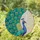 Majestic Tiffany Stained Glass Peacock Fanned Tail Iridescent Eyes - Wildlife Lover Gift Stained Glass Suncatcher - 1