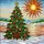 Tiffany Style Stained Glass Christmas Tree Winter Snow Landscape Holiday Ornament Stained Glass Suncatcher - 5