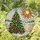 Tiffany Style Stained Glass Christmas Tree Winter Snow Landscape Holiday Ornament Stained Glass Suncatcher - 1