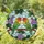 Highly Detailed Tiffany Style Stained Glass Lovebirds Custom Couple Purple Flowers Green Leaves Stained Glass Suncatcher - 1