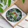 Highly Detailed Tiffany Style Stained Glass Lovebirds Custom Couple Purple Flowers Green Leaves Stained Glass Suncatcher - 3