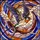 Stained Glass Swallow Bird Dynamic Flight - Tiffany Style Jewel Tones Sky Mosaic Art Stained Glass Suncatcher - 5