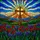 Brown Cross Radiant Sun Tiffany Style Stained Glass Mountain Poppies Flowers Stained Glass Suncatcher - 5