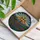 Brown Cross Radiant Sun Tiffany Style Stained Glass Mountain Poppies Flowers Stained Glass Suncatcher - 3