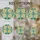 Tiffany Stained Glass Four Daisies & Green Leaves - Iridescent Mosaic Style Stained Glass Suncatcher - 4