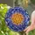 Stained Glass Golden Sun Rays Celestial Crescent Moon Stars Clouds Cosmic Galaxy Art Stained Glass Suncatcher - 2