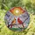 Vibrant Cardinals Cherry Blossoms Radiant Sun - Tiffany Stained Glass Mosaic Home Decor Stained Glass Suncatcher - 1