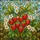Ripe Red Strawberry Cluster Stained Glass Art - Green Leaf Blossoms Tiffany Style Garden Stained Glass Suncatcher - 5