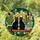 Two Black Cats Potted Plants Stained Glass Art - Tiffany Style Mosaic Jewel Tones Home Decor Gift Stained Glass Suncatcher - 1