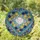 Luminous Scallop Shell Heart Mosaic - Golden Starfish Stained Glass Ocean Art Stained Glass Suncatcher - 1