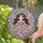 Chibi Girl Stained Glass Floral Crown Butterflies Botanical Mosaic Tiffany Glass Stained Glass Suncatcher - 2