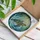 Adult & Baby Sea Turtles Stained Glass - Tiffany Style Underwater Mosaic Art Jewel Tones Stained Glass Suncatcher - 3