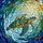 Adult & Baby Sea Turtles Stained Glass - Tiffany Style Underwater Mosaic Art Jewel Tones Stained Glass Suncatcher - 5