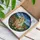 Chow Chow Dog Stained Glass Art Wildflowers Hills – Tiffany Style Jewel Tone Design Stained Glass Suncatcher - 3