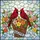 Red Cardinal Birds Blossoming Floral Basket Tiffany Stained Glass Full Frame Mosaic Stained Glass Suncatcher - 5