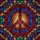 Highly Detailed Stained Glass Peace Symbol Tiffany Style - Jewel Tone Mosaic Art Stained Glass Suncatcher - 5