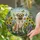 Custom Name Fawn Bullmastiff Dog Tiffany Glass Style, Butterflies & Floral Meadow for Dog Lovers Stained Glass Suncatcher - 2
