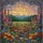 Tiffany Stained Glass Wildflower Meadow Poppies Lupines Mountain Sunset Landscape Stained Glass Suncatcher - 5