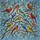 Ten Diverse Colorful Songbirds Tree Branches Stylized Leaves Tiffany Stained Glass Mosaic Stained Glass Suncatcher - 5
