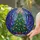 Tiffany Style Stained Glass Christmas Tree Ornaments Star Night Sky Mosaic Art - Holiday Decor Stained Glass Suncatcher - 2