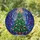Tiffany Style Stained Glass Christmas Tree Ornaments Star Night Sky Mosaic Art - Holiday Decor Stained Glass Suncatcher - 1