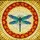 Colorful Jewel Tone Tiffany Stained Glass Dragonfly Sunburst - Intricate Floral Border Stained Glass Suncatcher - 5