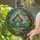 Teal Fairy House Door Enchanted Forest Mosaic Rustic Lantern Tiffany Style Home Decor Stained Glass Suncatcher - 2