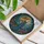 Lady Justice Balanced Scales Celestial Sky - Home Decor Gift for Libra Zodiac Stained Glass Suncatcher - 3