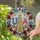 USA 250th Anniversary, Roses, Fleur-de-lis 1776-2026 Independence Day Stained Glass Suncatcher - 2