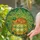 Ginger Tabby Cat Leprechaun Hat Golden Pot Shamrocks Stained Glass - St. Patrick's Day Gift for Cat Lovers Stained Glass Suncatcher - 2