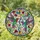 Hummingbirds In Mid-Flight Tiffany Stained Glass Jewel Tones - Wildlife Home Decor Gift Stained Glass Suncatcher - 1