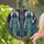 Egyptian Jackal Deities Ankh Weighing Scale - Ancient Egypt Home Decor Gift for Mythology Lover Stained Glass Suncatcher - 2