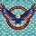 Bald Eagle American Flag 1776-2026 - USA 250th Anniversary Independence Day Gift for Veterans Stained Glass Suncatcher - 5