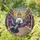 Dynamic Flying Pigeon Capitol Dome Avenue Sunset - Architectural Home Decor Gift Stained Glass Suncatcher - 1