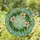 Lily Flower Wreath Vines Stained Glass Art - Tiffany Style Jewel Tone Sunlight Mosaic Stained Glass Suncatcher - 1