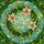 Lily Flower Wreath Vines Stained Glass Art - Tiffany Style Jewel Tone Sunlight Mosaic Stained Glass Suncatcher - 5