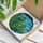 Tiffany Style Stained Glass Fern Fronds & Jewel Tone Water Mosaic - Intricate Nature Decor Stained Glass Suncatcher - 3