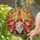 Garden Gnome Peony Flowers Stained Glass Tiffany Art - Glowing Translucent Jewel Tones Stained Glass Suncatcher - 2