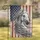 Proud Noble White Horse Distressed American Flag - Patriotic Home Decor Gift Garden Flag - 1