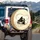 Grand Piano Musician Silhouette Musical Notes - Concert Stage Decor Music Lover Gift Spare Tire Cover - 3