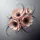 Blush Pink Peach Flowers Charcoal Tendrils - Vehicle Decor Gift for Car Owner Spare Tire Cover - 6