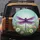 Purple Dragonfly Starry Wings Wildflowers - Wildlife Lover Gift Spare Tire Cover - 5