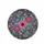 Fuchsia Violet Teal Floral Bloom Cluster - Vehicle Decor Gift Spare Tire Cover - 4