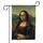 Exasperated Mona Lisa with Glasses Landscape - Home Decor Gift Garden Flag - 3
