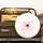 Central Cluster Pink Watercolor Bows Intertwined Scattered Fabric Folds - Home Decor Gift Spare Tire Cover - 2